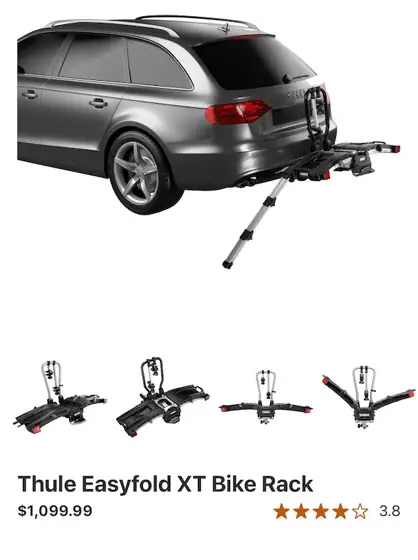 Thule Easyfold XT Bike Rack — Photo 1