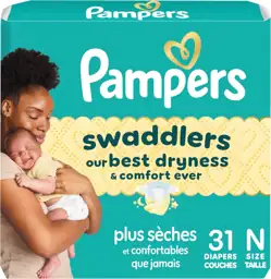 Pampers Swaddlers Newborn Diapers, Size… — Photo 1