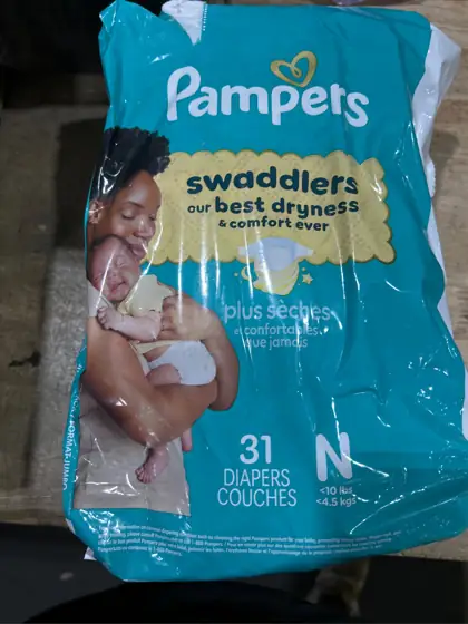 Pampers Swaddlers Newborn Diapers, Size… — Photo 3