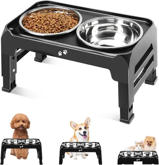 COMESOON Elevated Dog Bowls for… — Photo 1