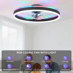 STERREN RGB Ceiling Fan with… — Photo 2