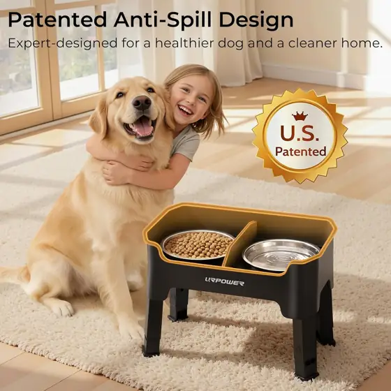 URPOWER Mess Proof Elevated Dog… — Photo 2