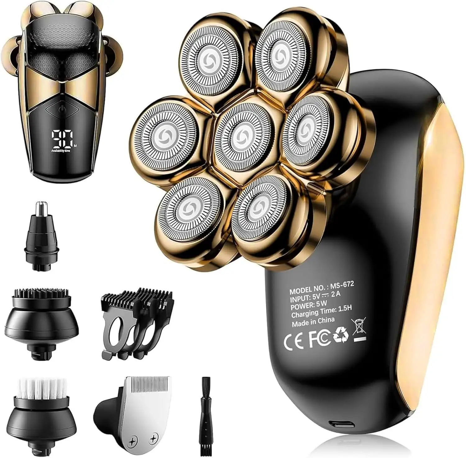 SHPAVVER 5-in-1 Electric Razor for… — Photo 1