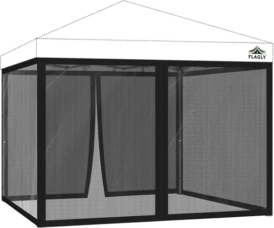 10x10 ft Mosquito Netting for… — Photo 1