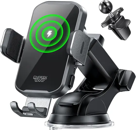 Wireless Car Charger Phone Holder… — Photo 1