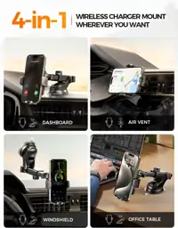 Wireless Car Charger Phone Holder… — Photo 2