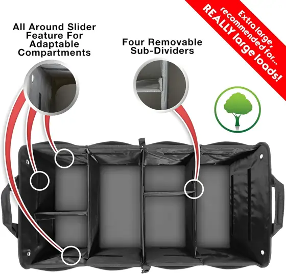 Car Trunk Organizer for SUV,… — Photo 2