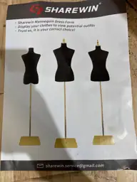 EaseHome Female Mannequin Torso, Height-Adjustable… — Photo 3