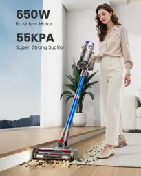 Cordless Vacuum Cleaner, 55KPa 650W,… — Photo 2
