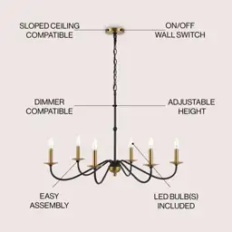 Wicklow Bohemian Farmhouse Iron Led… — Photo 1