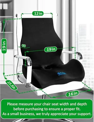 Ergonomic Memory Foam Seat Cushion… — Photo 2