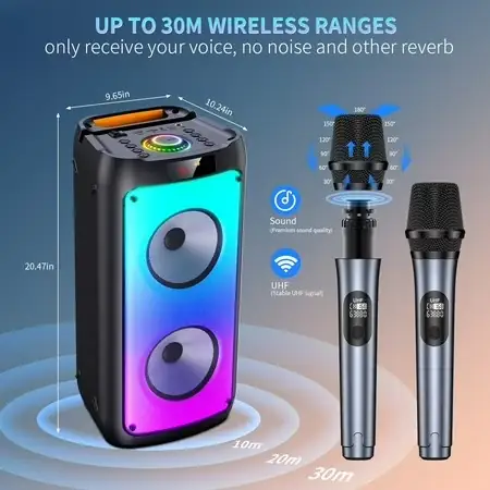 FanFun Karaoke Machine with 2… — Photo 2