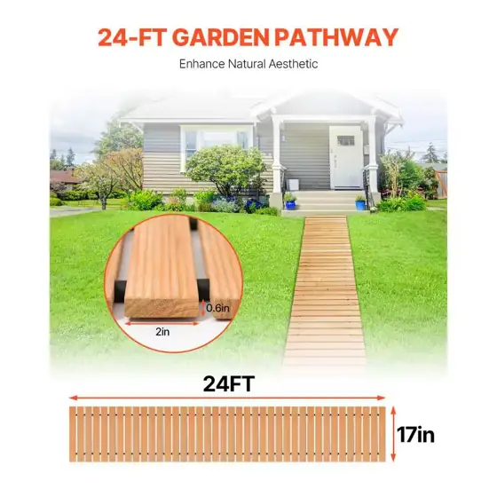 Wooden Garden Pathway 24 ft… — Photo 2