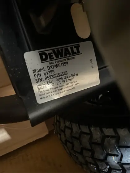 DEWALT 3600 PSI 2.5 GPM… — Photo 4