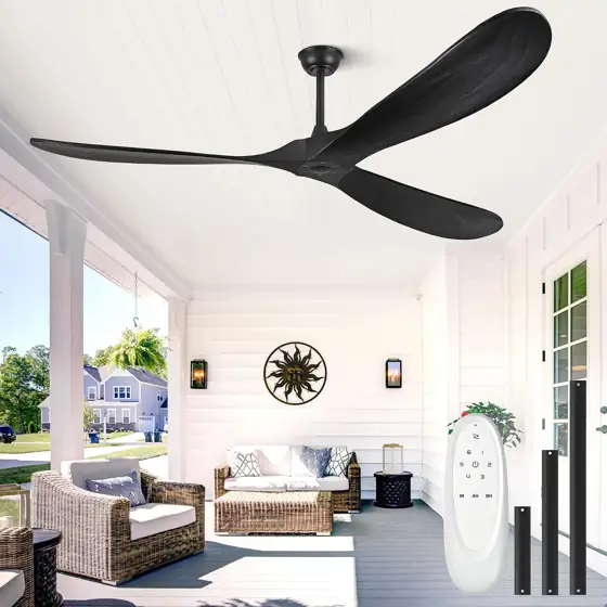 Haipeel 72-Inch Wood Ceiling Fan… — Photo 1