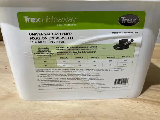 Trex Hideaway Hidden Deck Fasteners… — Photo 2