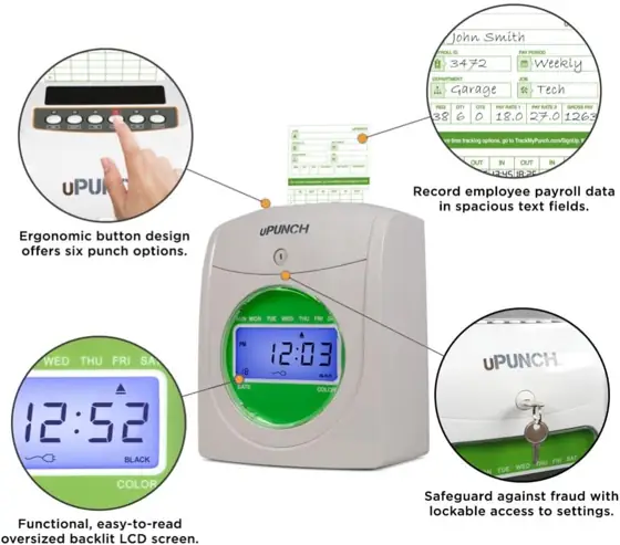 uPunch HN1500 Starter Time Clock… — Photo 2
