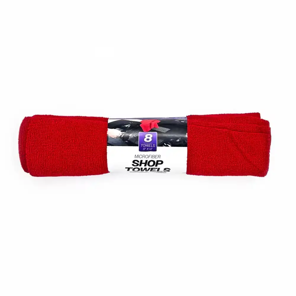 Microfiber Shop Towels 8PK (Qty… — Photo 1