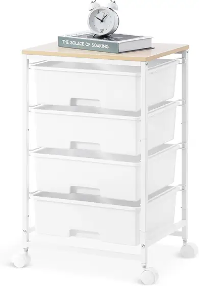 SYKIARIOL Rolling Cart with Drawers,… — Photo 1