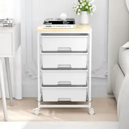 SYKIARIOL Rolling Cart with Drawers,… — Photo 2