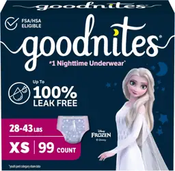 GoodNites Girls Nighttime Underwear, Size… — Photo 1