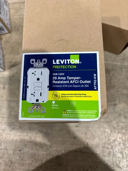 Leviton Slim GFCI Outlet, Non… — Photo 3