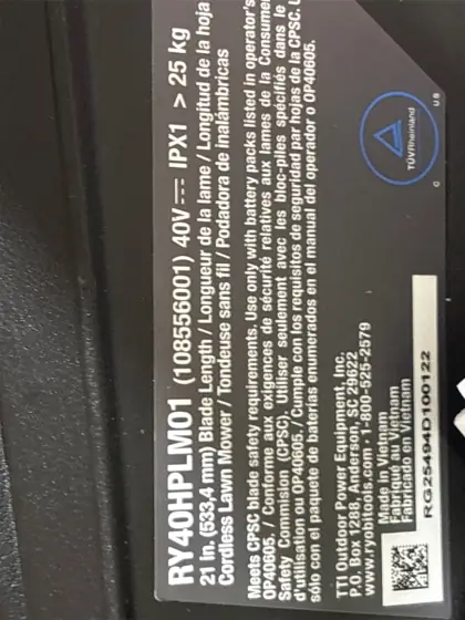40V HP Brushless 21 in.… — Photo 5