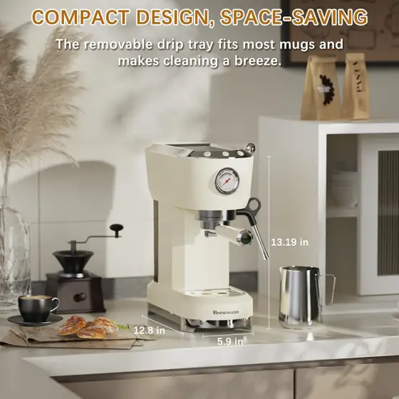 Espresso Machine 20 Bar, Latte… — Photo 2