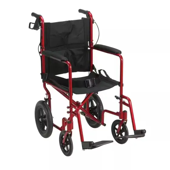 Lightweight Expedition Red Transport Wheelchair… — Photo 1