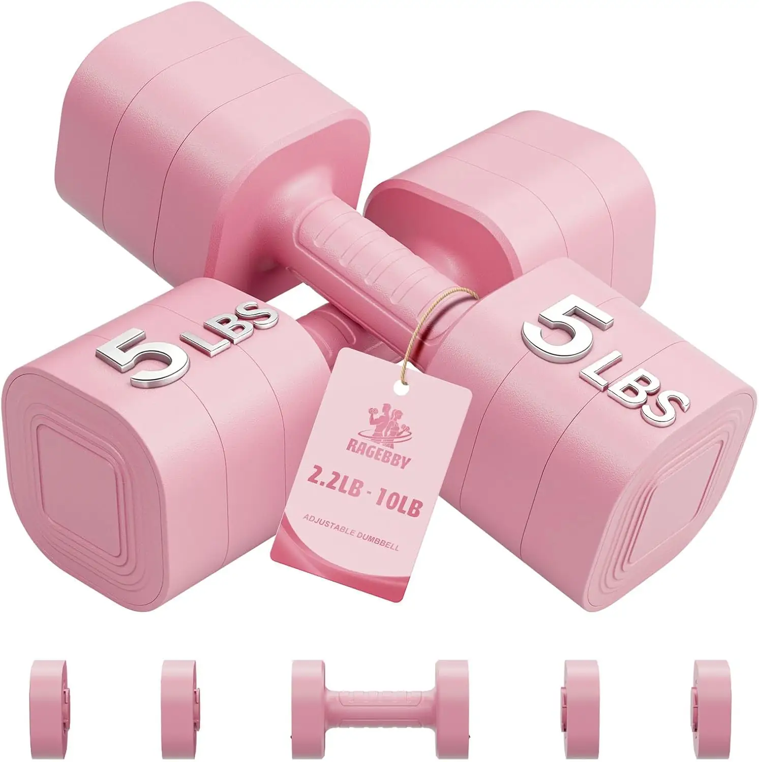 Ragebby Adjustable Dumbbell Set of… — Photo 1