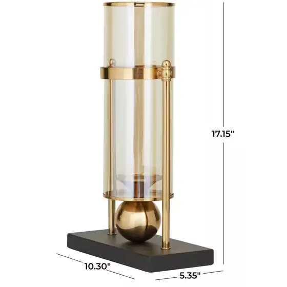 17 in. Gold Metal Pillar… — Photo 2