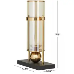 17 in. Gold Metal Pillar… — Photo 2