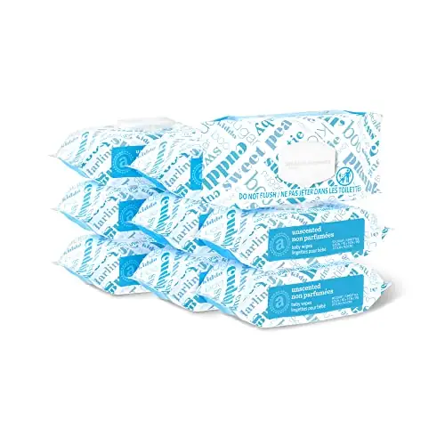 Amazon Elements Baby Wipes, Unscented,… — Photo 1