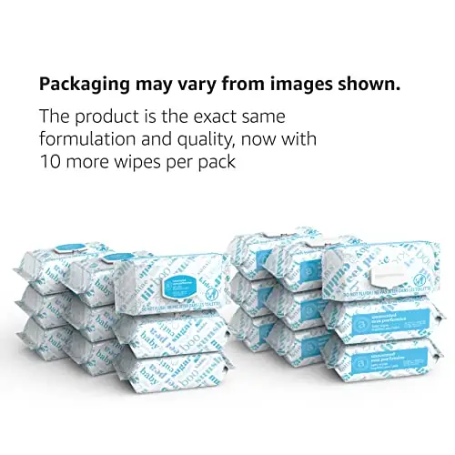 Amazon Elements Baby Wipes, Unscented,… — Photo 2