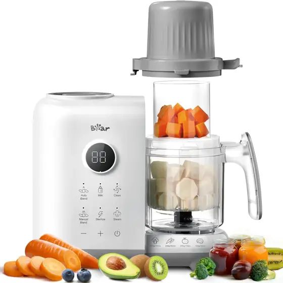 Bear Baby Food Maker Steamer&Blender… — Photo 1