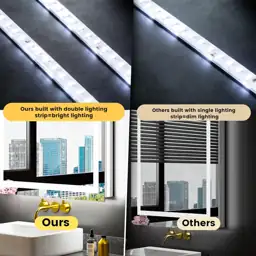 LOAAO 24"X32" LED Bathroom Mirror… — Photo 2