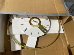 SODEF Illuminated Wall Clock, Glass… — Photo 3