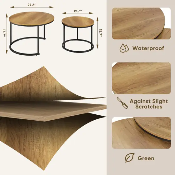 Smuxee Nesting Coffee Table Set… — Photo 2