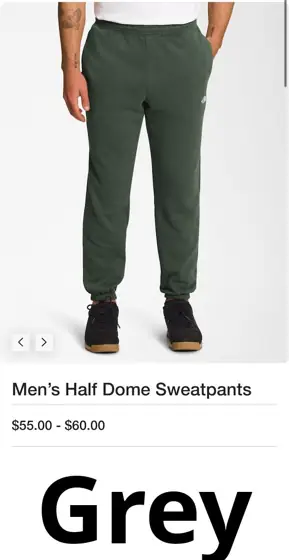 Men's Half Dome Sweatpants — Photo 1