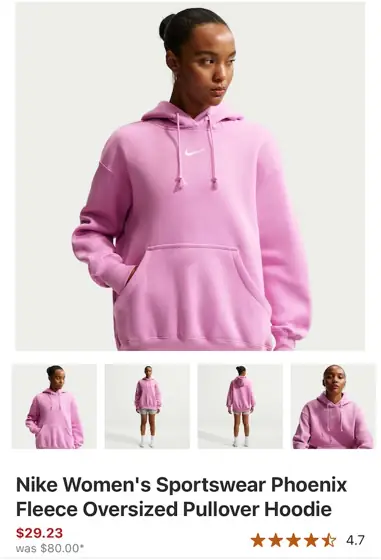 Nike woman's hoodie — Photo 1