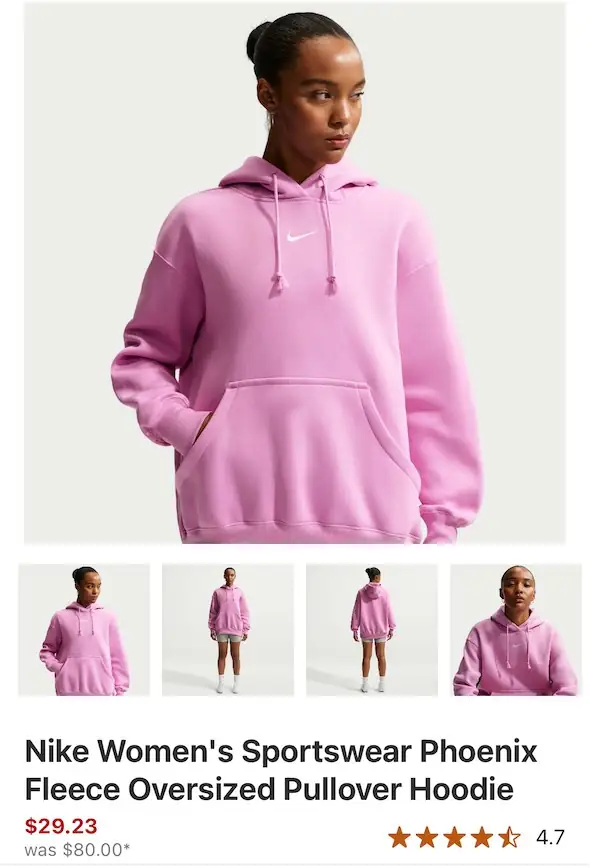 Nike woman's hoodie — Photo 1