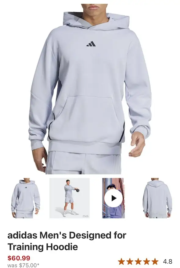 Adidas me s hoodie — Photo 1