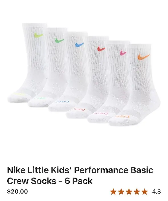 Nike crew socks — Photo 1