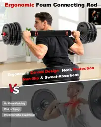 Adjustable Dumbbell set,20/30/45/70/90lbs Free Weight… — Photo 2