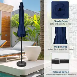 Simple Deluxe 9' Patio Umbrella… — Photo 2