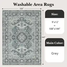Rugland 9x12 Area Rugs for… — Photo 2