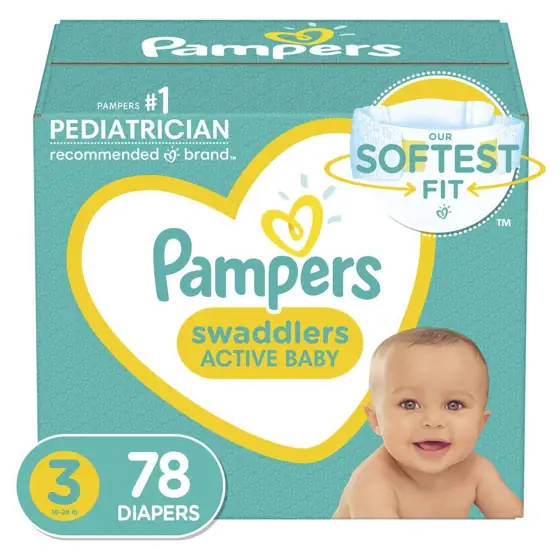Swaddlers Size-3 Super (1-Pack/78-Count) — Photo 1
