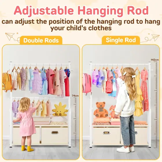 Kids Clothing Rack 2 Tier… — Photo 2
