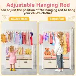 Kids Clothing Rack 2 Tier… — Photo 2