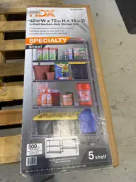 Laminate 5-Tier Steel Adjustable Garage… — Photo 3